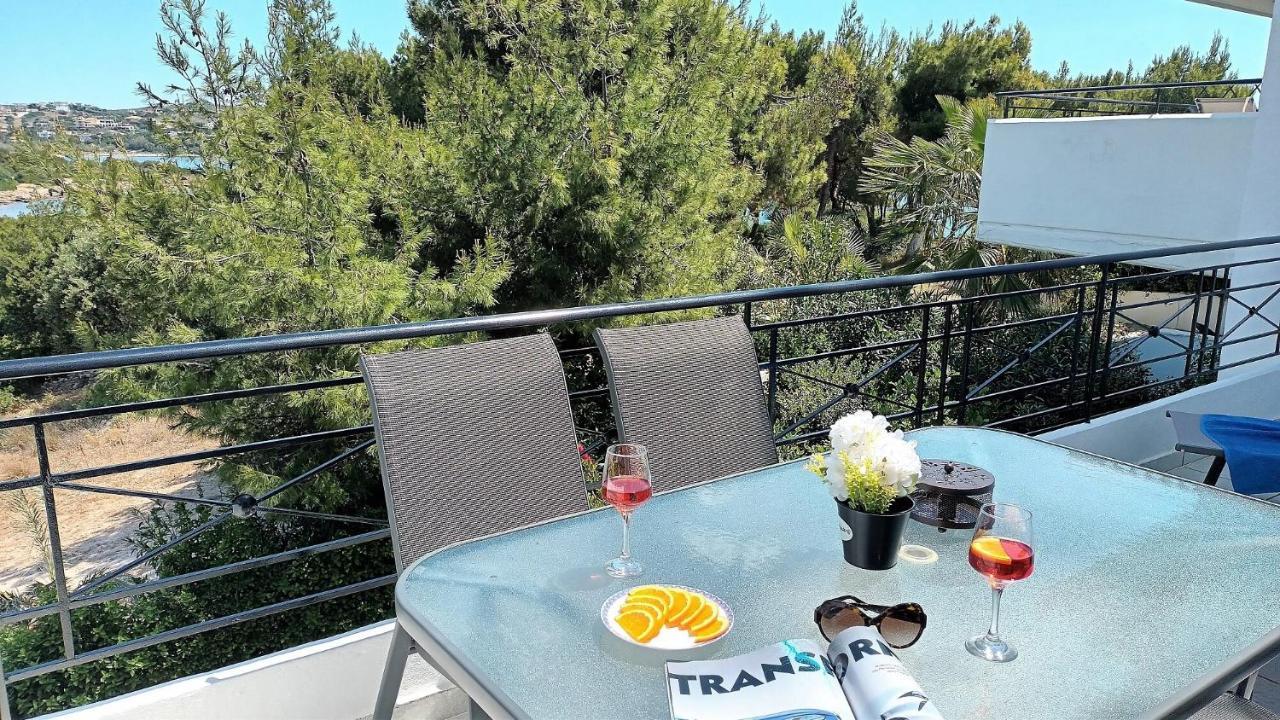 Dea Del Mare Complex In Front Of The Sea. Villa Sounion Exterior foto