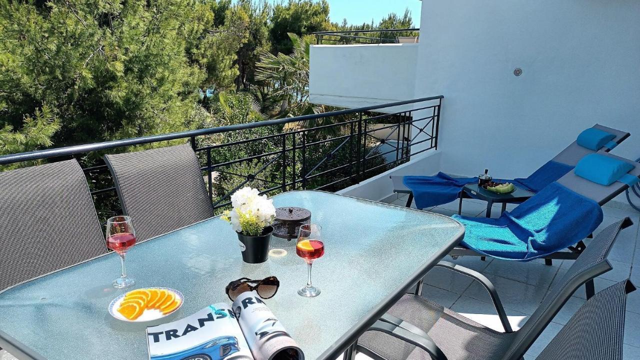 Dea Del Mare Complex In Front Of The Sea. Villa Sounion Exterior foto