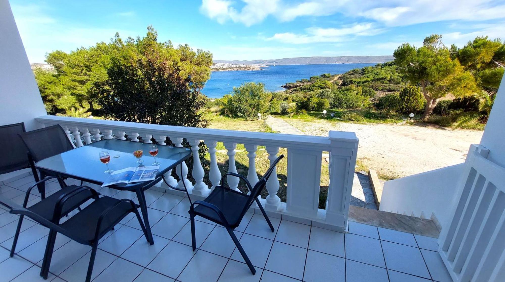 Dea Del Mare Complex In Front Of The Sea. Villa Sounion Exterior foto