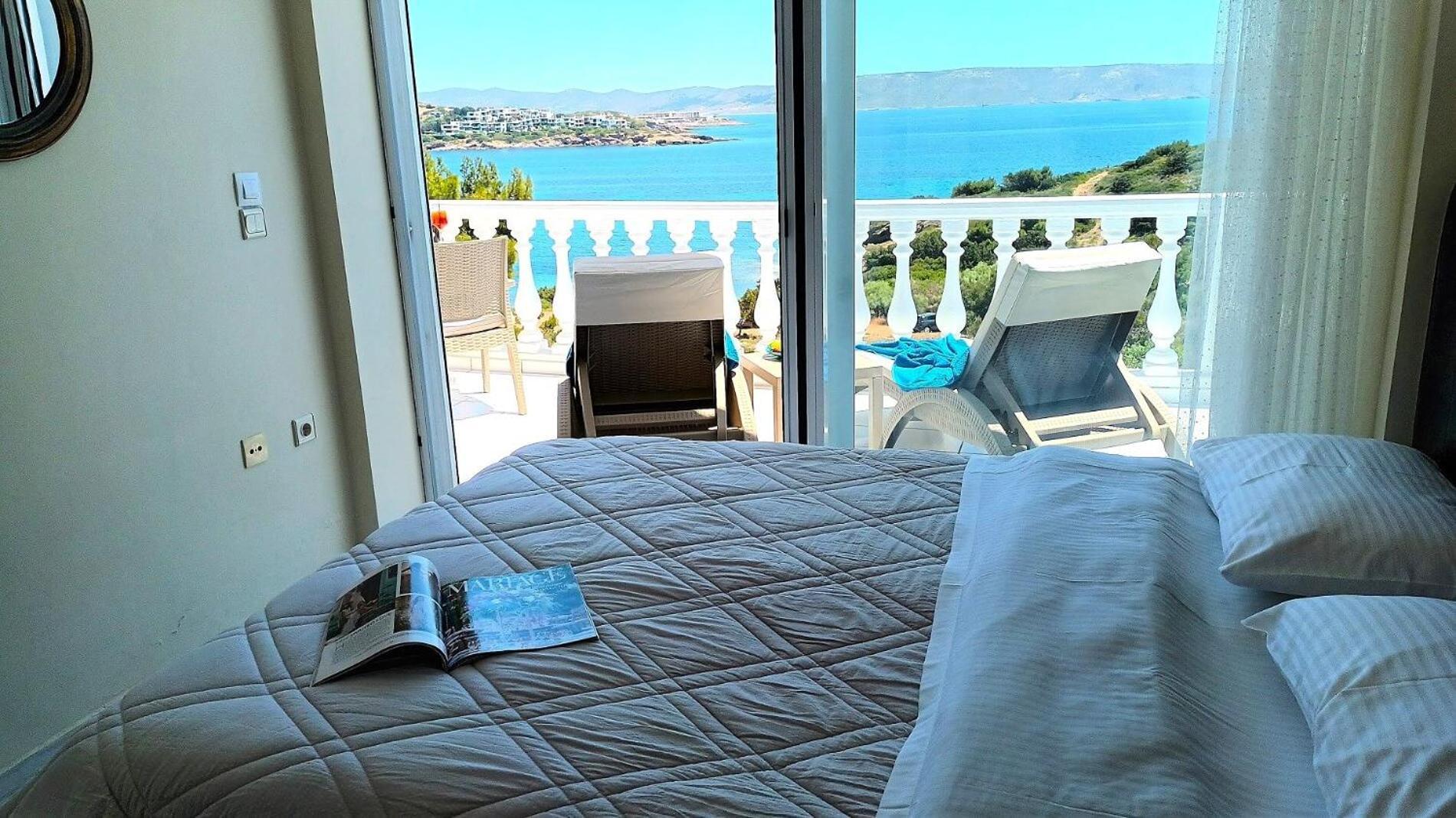 Dea Del Mare Complex In Front Of The Sea. Villa Sounion Exterior foto